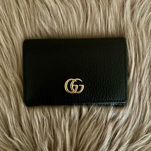 Gucci Black Card Holder Wallet